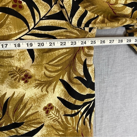 Life Style Shirt / Jacket Sz 2X Floral Jungle Heavy Denim Cotton - Picture 8 of 11